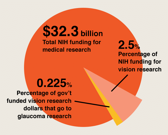 Pie Chart showing US government research spending 